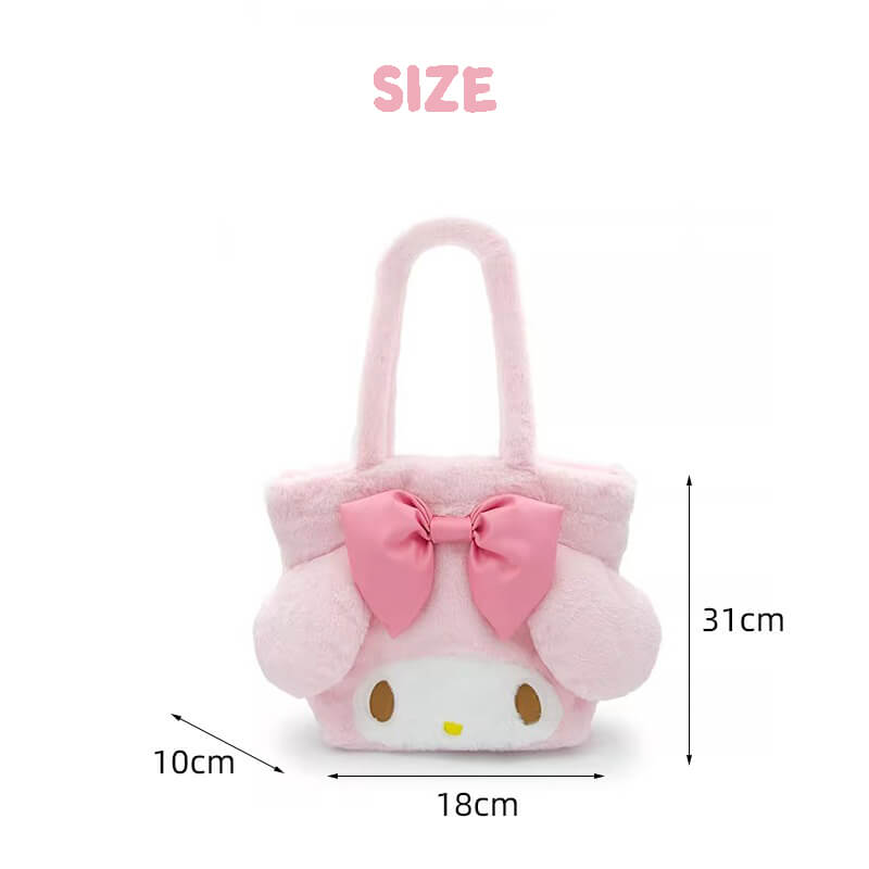 My Melody Face Large Capacity Plushie Tote — image 10