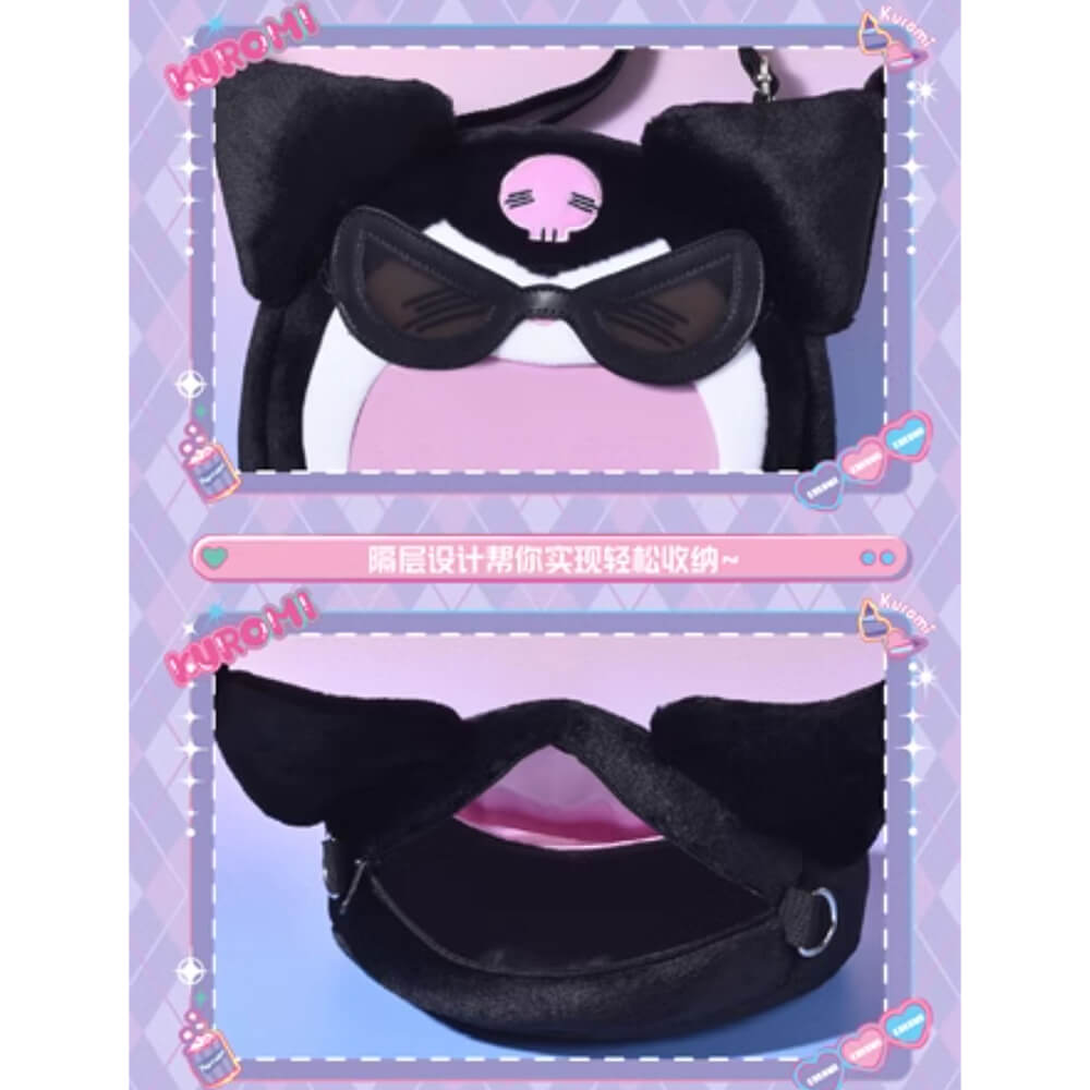 Kuromi Thrilled Plushie Ita Bag - Mini, Small, Large — image 7