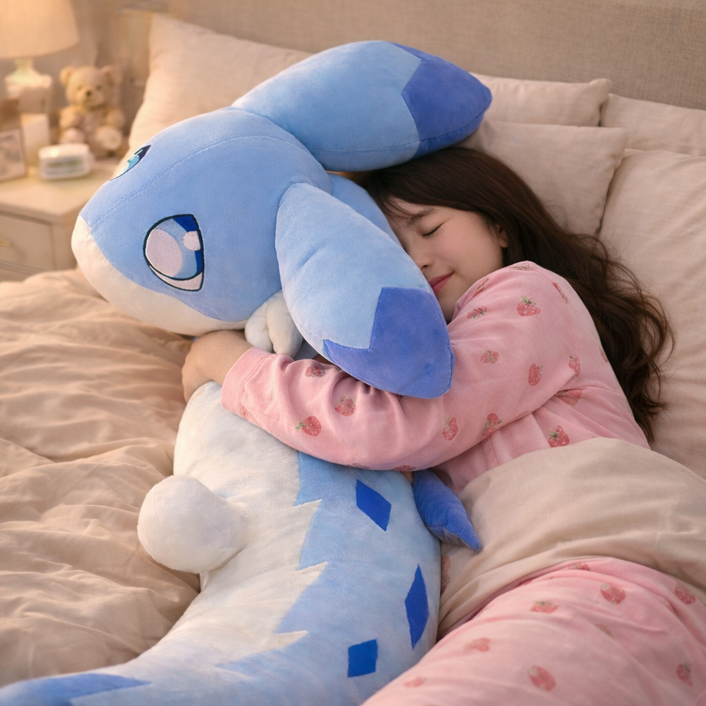 Sofi the Long Kawaii Baby Blue Dragon Plushie — image 9