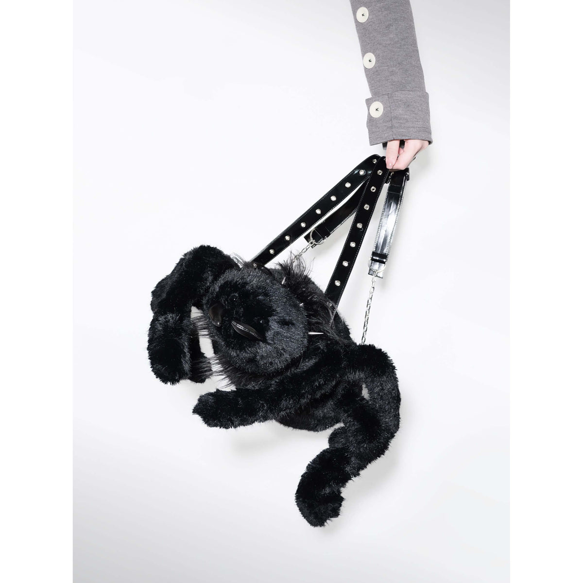 Zhulia Plush Spider Backpack with Strap — image 7