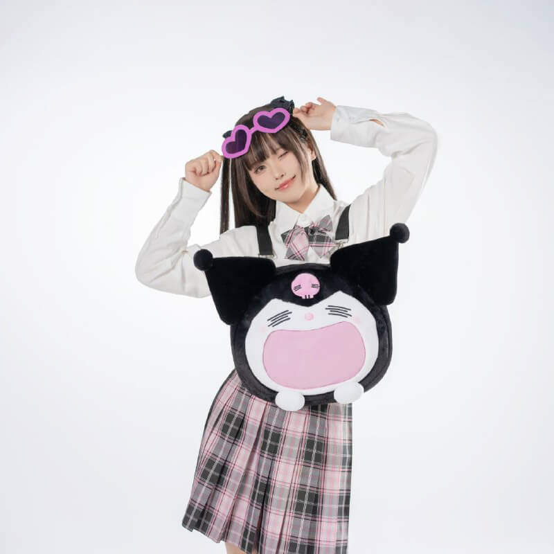 Kuromi Thrilled Plushie Ita Bag - Mini, Small, Large — image 3