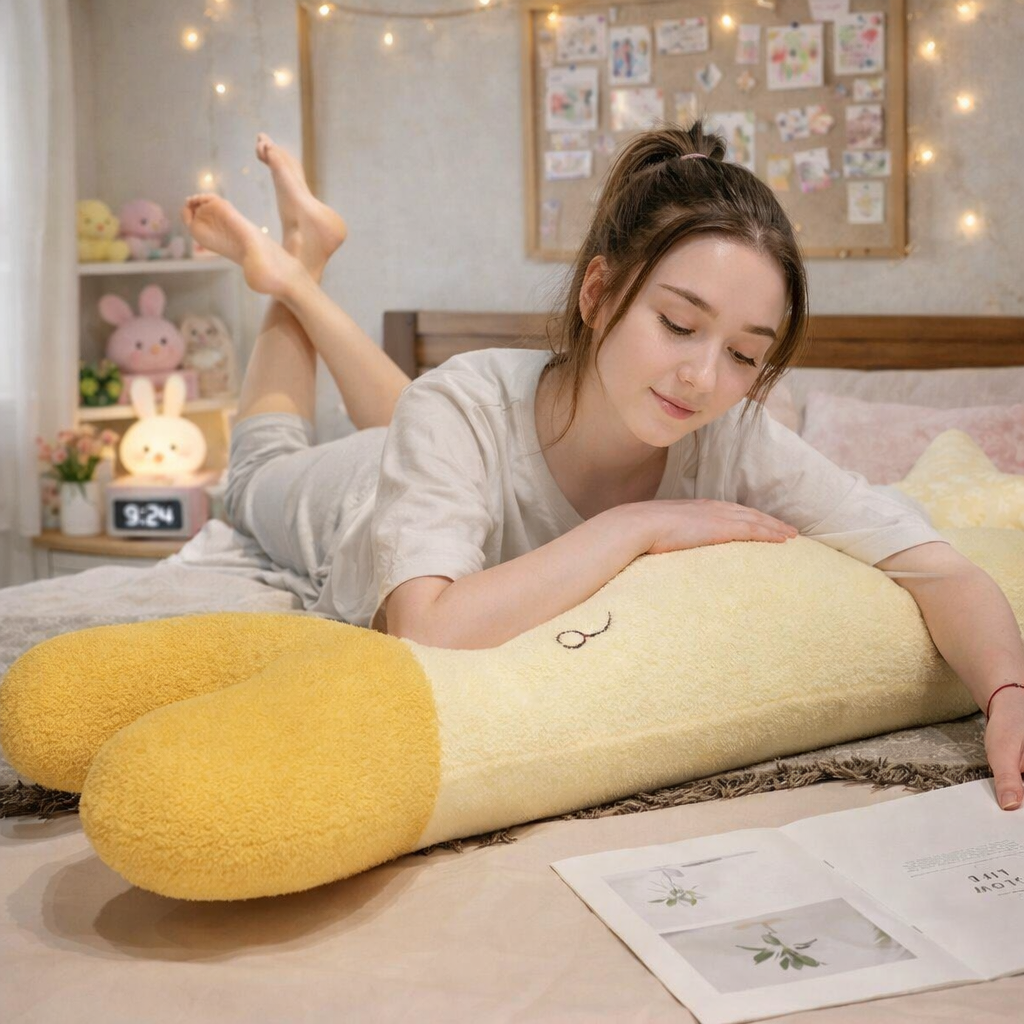 Long Snuggly Giant Vegetable Plushies — image 6