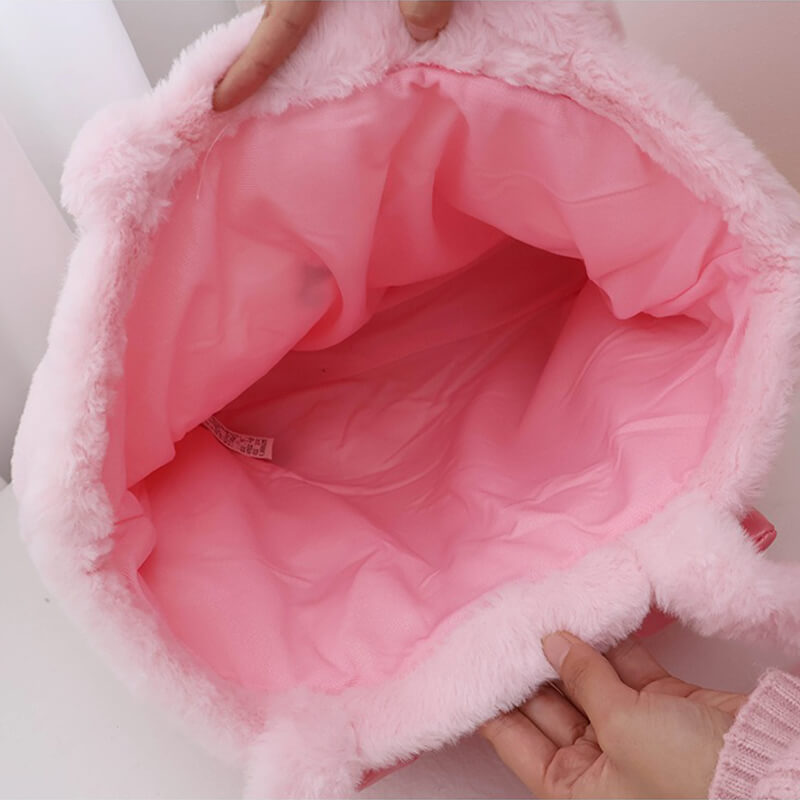My Melody Face Large Capacity Plushie Tote — image 6