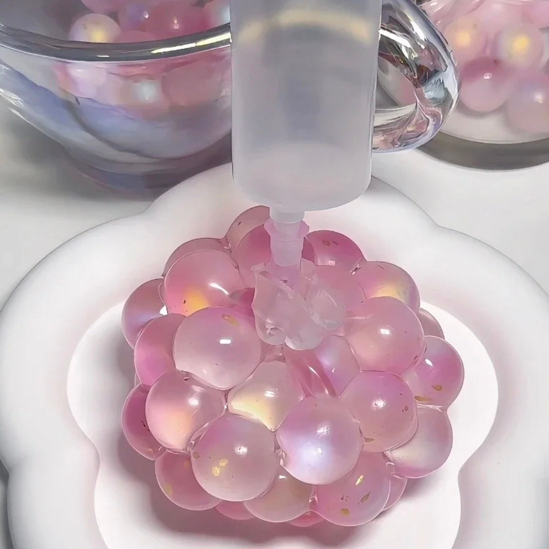 Pink or Blue Handmade Stress Ball – product image 3