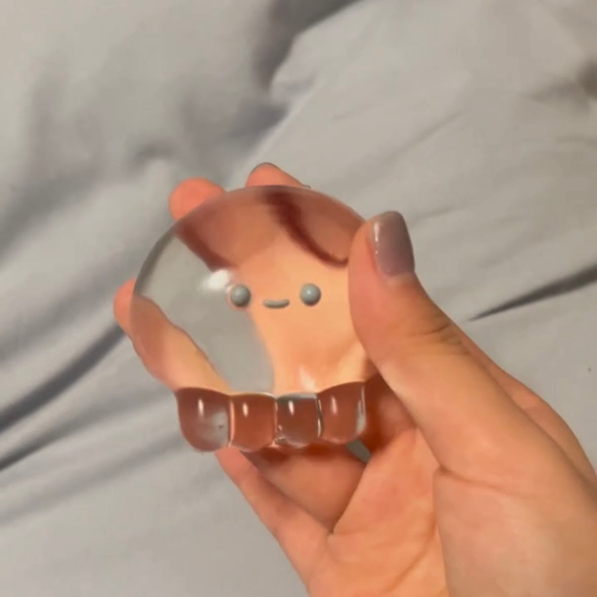 60g Handmade Transparent Jellyfish Octopus Taba Squishy Toy – product image 3