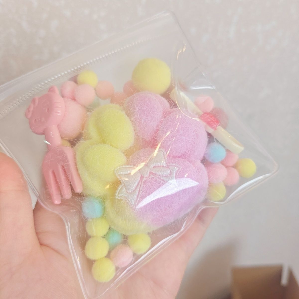 Handmade Silicone Cat's Paw Stress Relief Squishy Toy - Yellow & Pink – product image 6