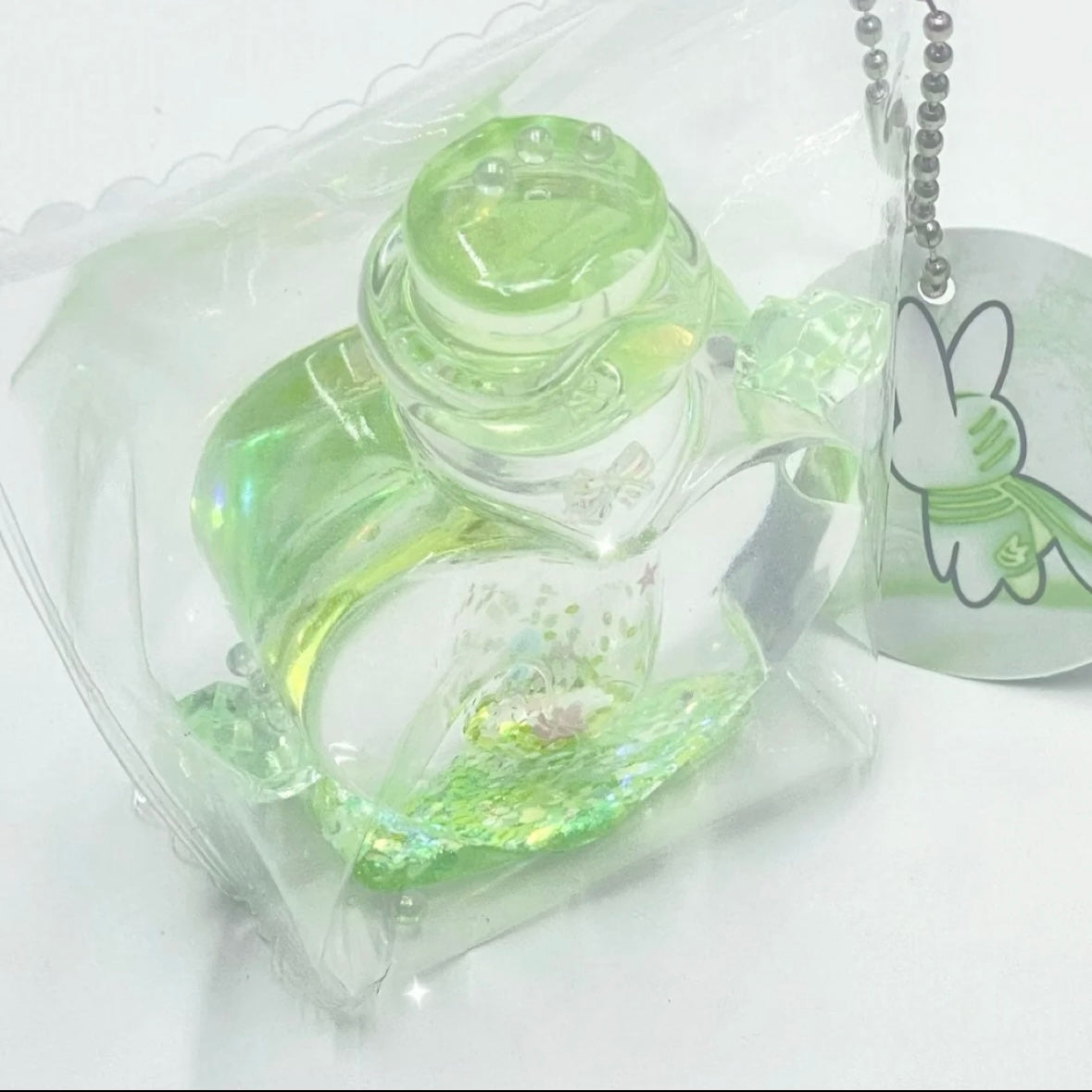 Transparent Heart Shape Wish Bottle Taba Squishy Toy – product image 4