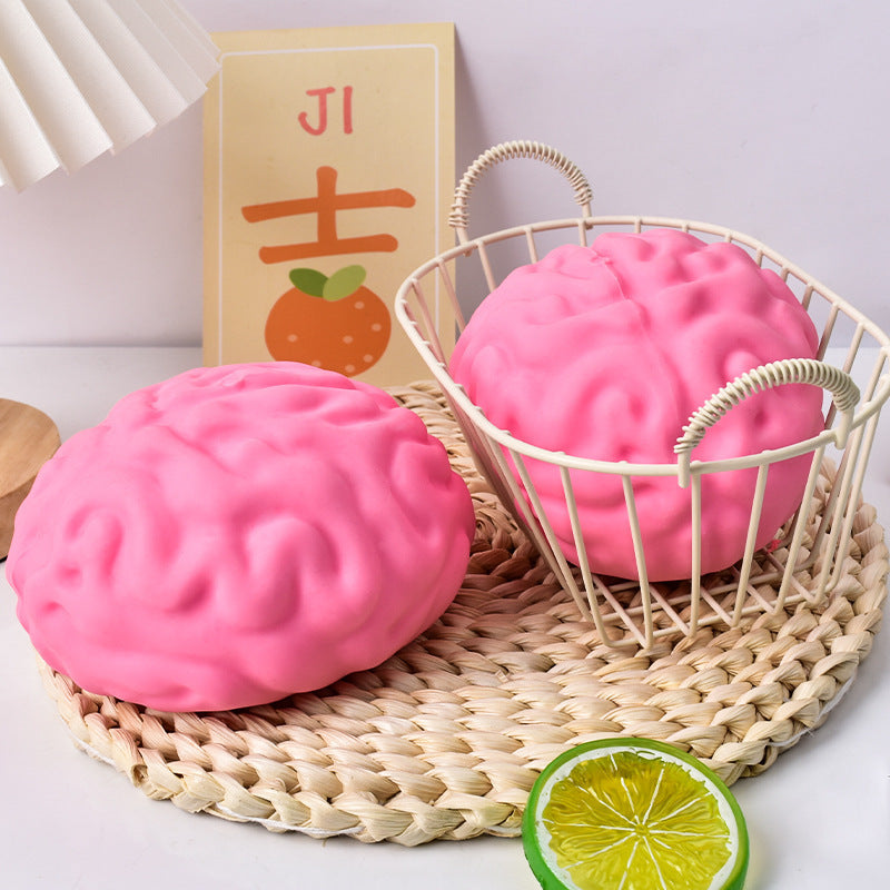Brain Squishy Stress Relief Toy — Slow-Rise Squeeze Toy – product image 4