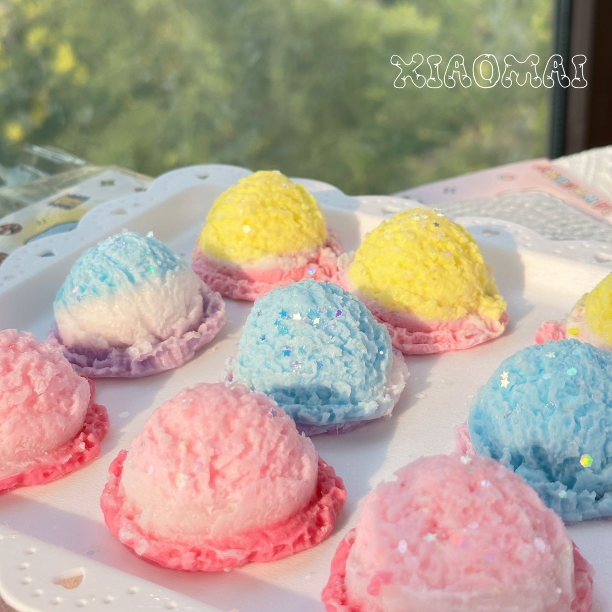Handmade Ice Cream Soft Stress Relief Taba Squishy Toy – product image 2