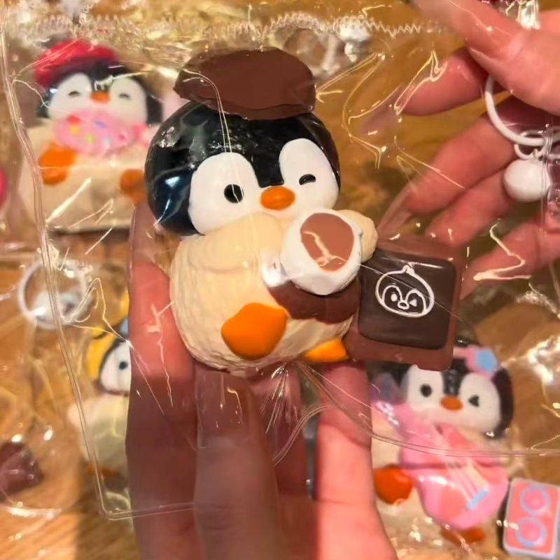 Handmade Cute Penguin Taba Squishy Toy – product image 2