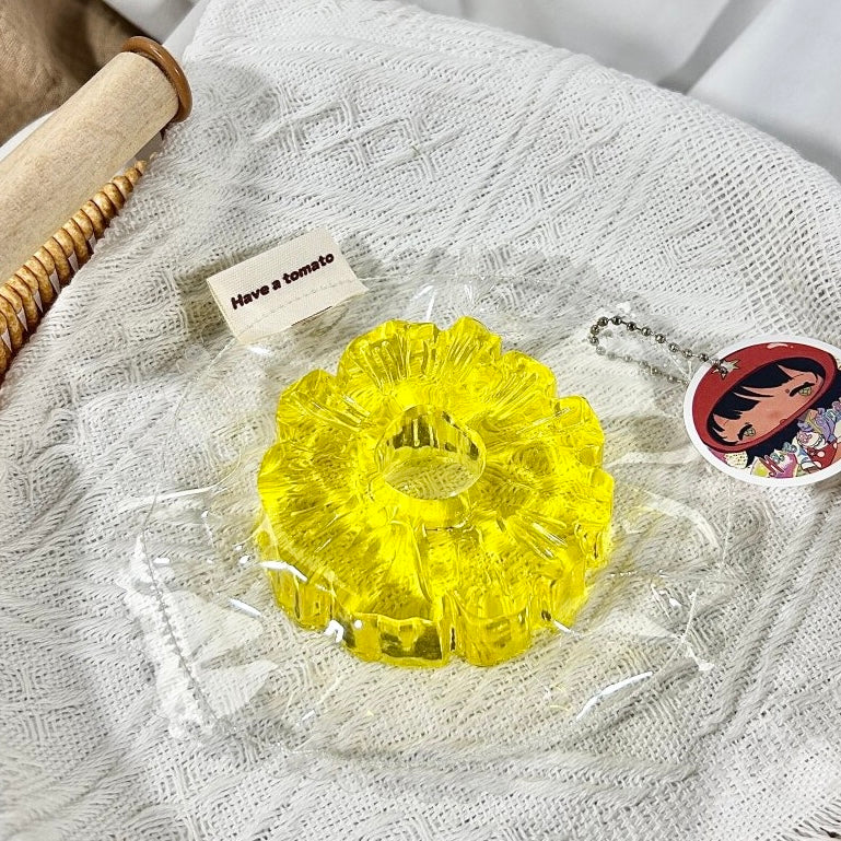 Handmade Transparent Pineapple Slices Taba Squishy Toy – product image 4