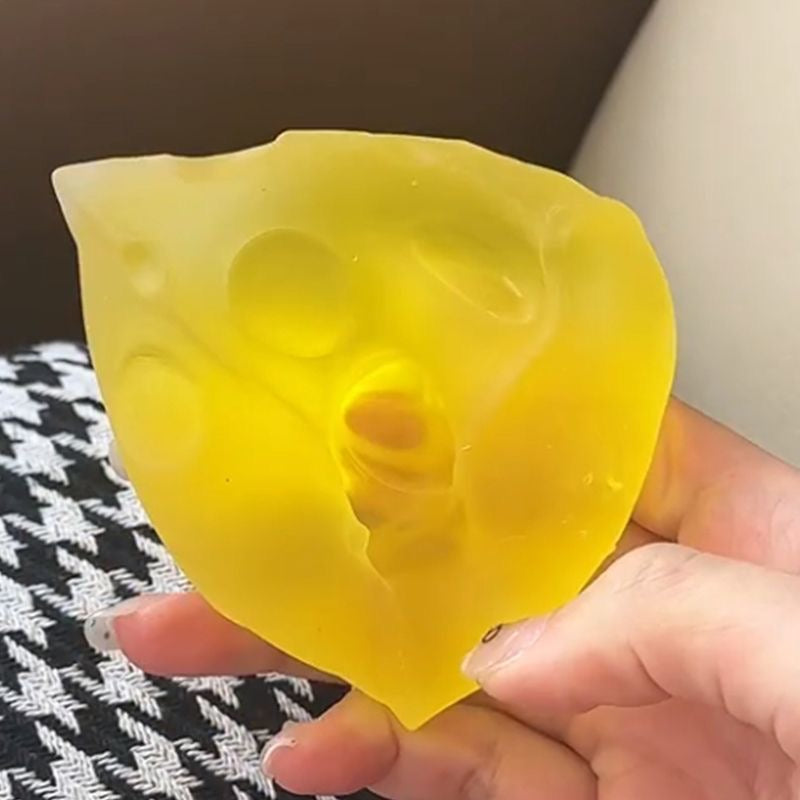 Vaseline Base Cheese Stress Ball Squishy Stress Relief Decompression Toy – product image 2