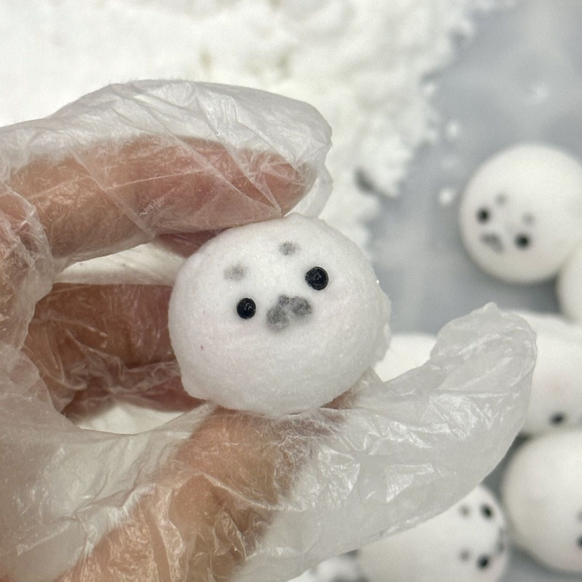 1pc/2pcs/4pcs Handmade Mini Seal Taba Squishy Toy – product image 2