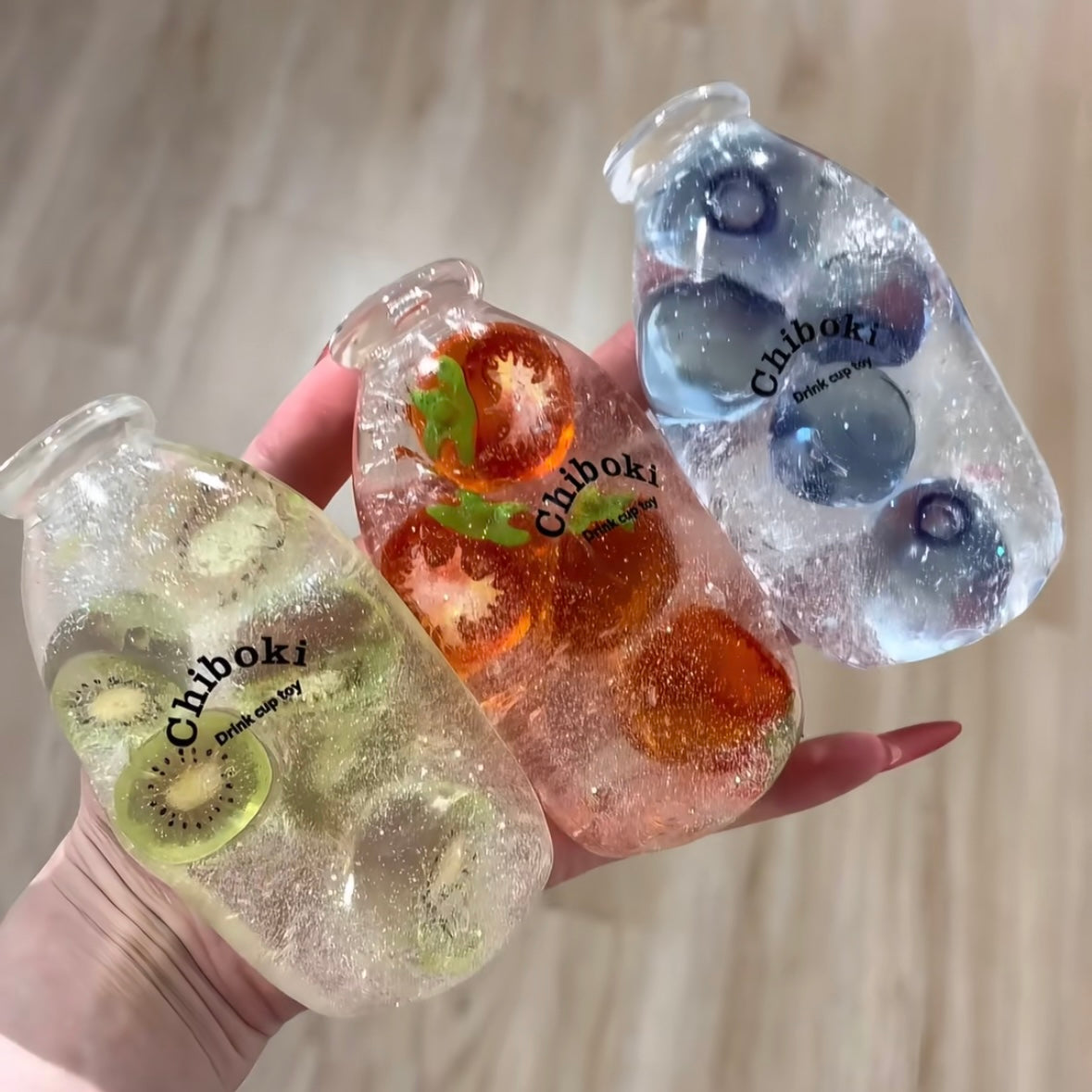 Vaseline Fruit Juice Drink Stress Ball Squishy Stress Relief Decompression Toy – product image 2