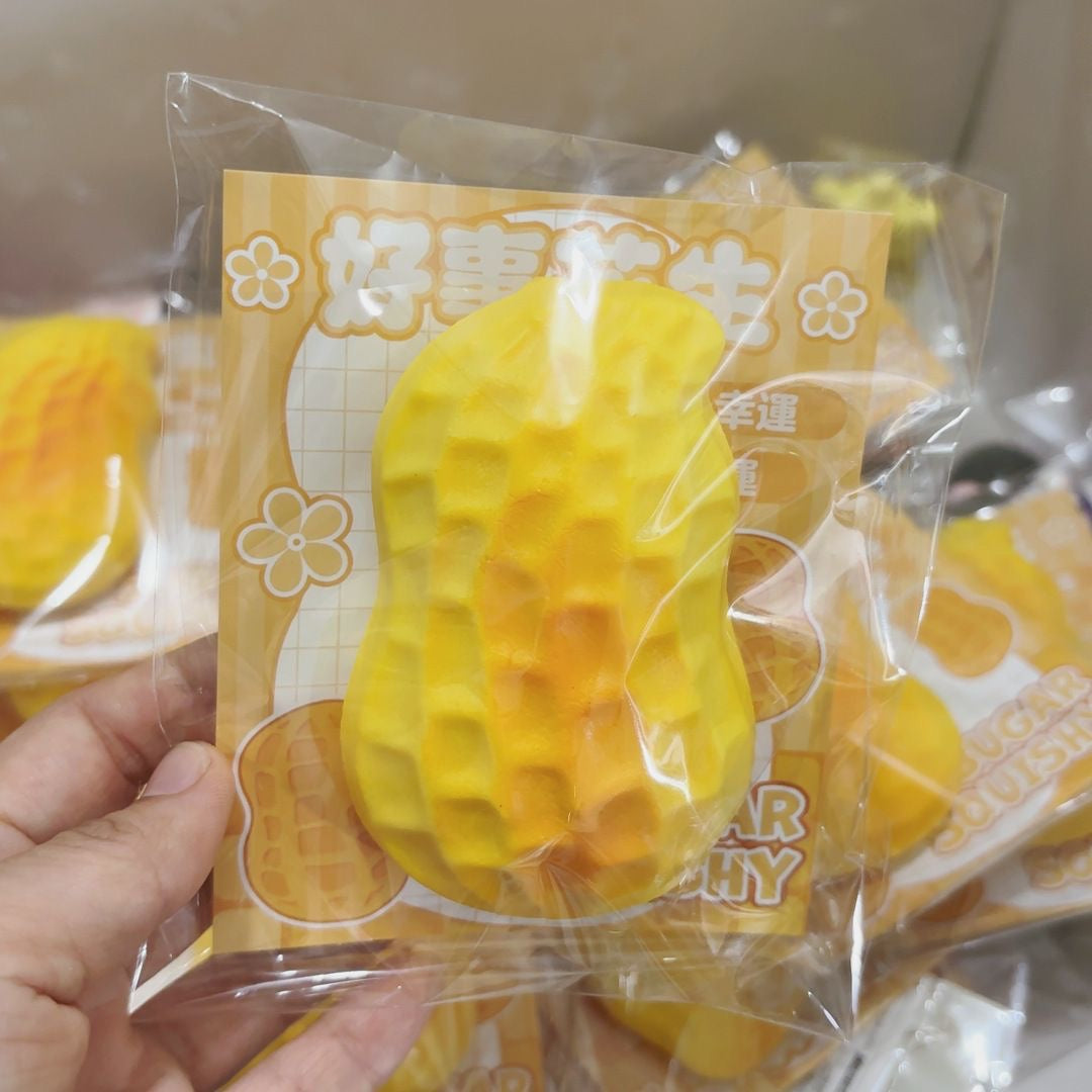 3pcs Peanut Slow Rising Squishy Stress Relief Decompression Toy – product image 2