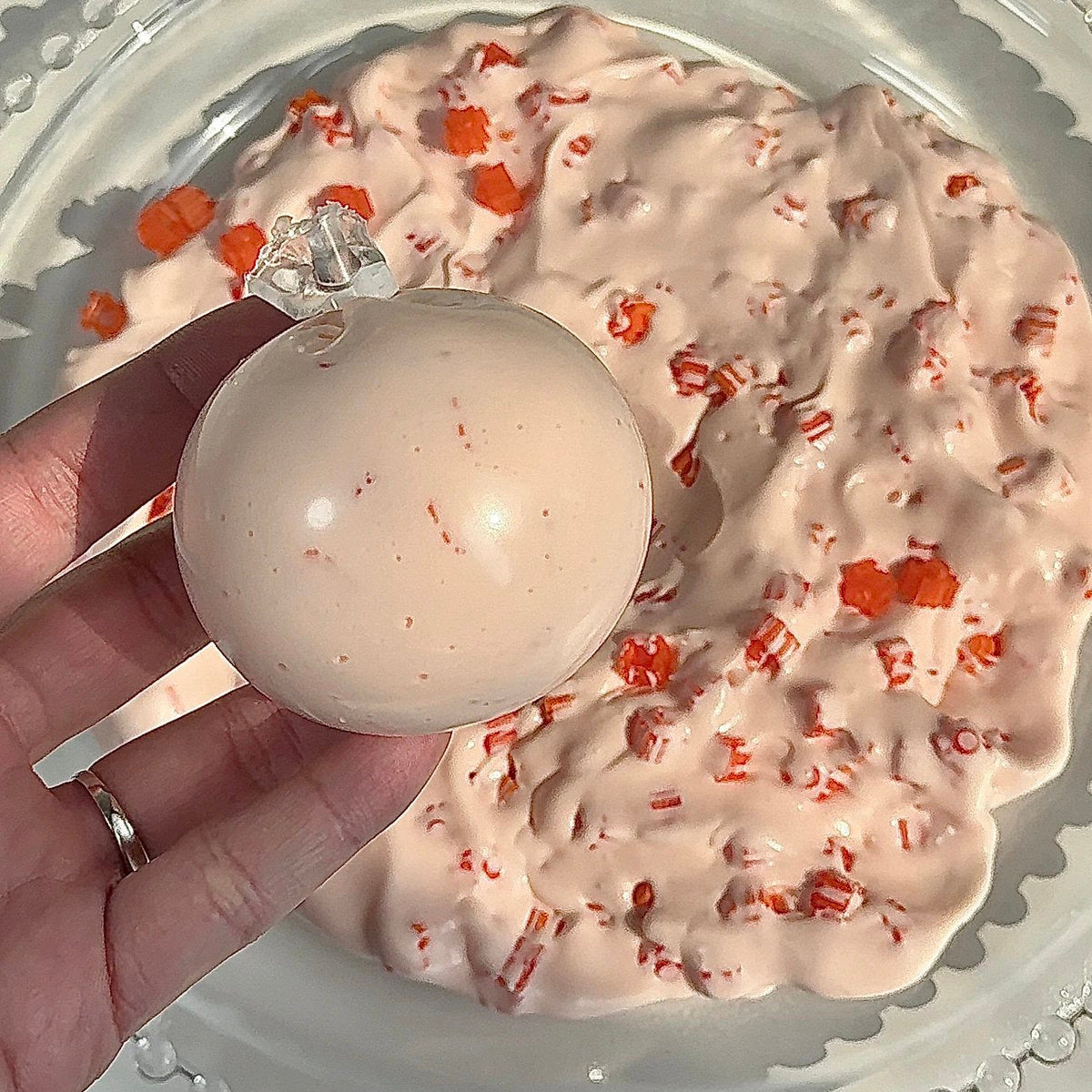 Cream & Building Block Handmade Stress Balls – product image 3