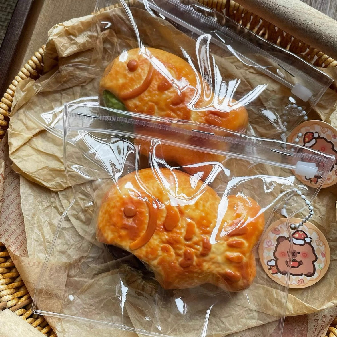 160g Handmade Silicone Molten Taiyaki Taba Squishy Toy – product image 4