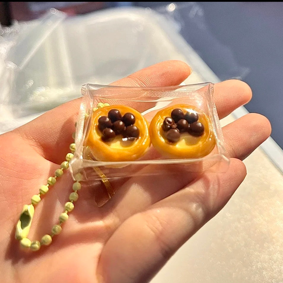 Super Mini Bunnle Egg Tart Taba Squishy Toy - Christmas Series – product image 2