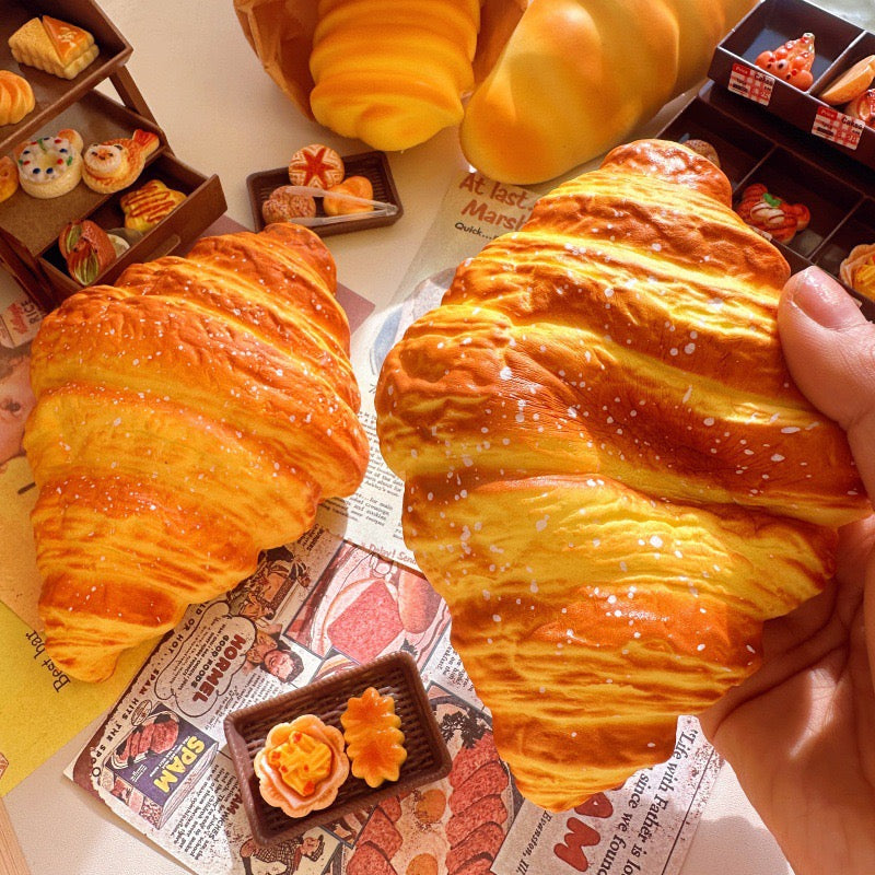 Slow Rising Squishy Croissant Stress Relief Decompression Toy – product image 2