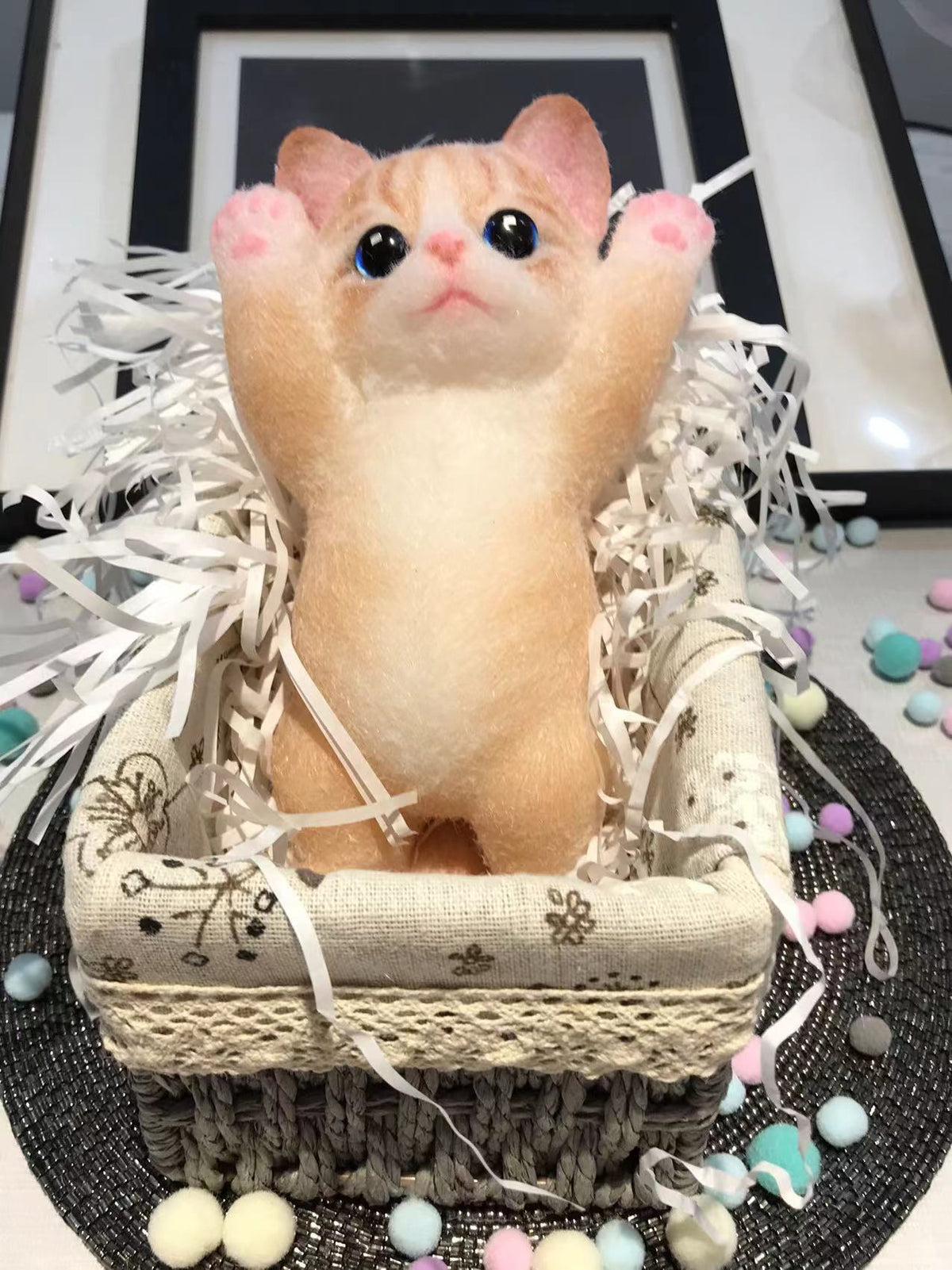 600g Handmade Silicone Cats Taba Squishy Toy – product image 3