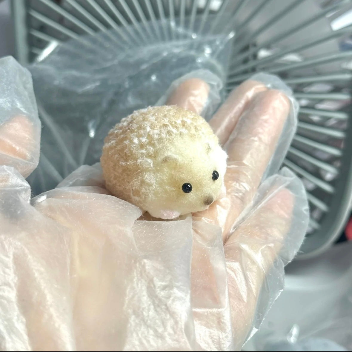 Handmade Mini Hedgehog Taba Squishy Toy – product image 3