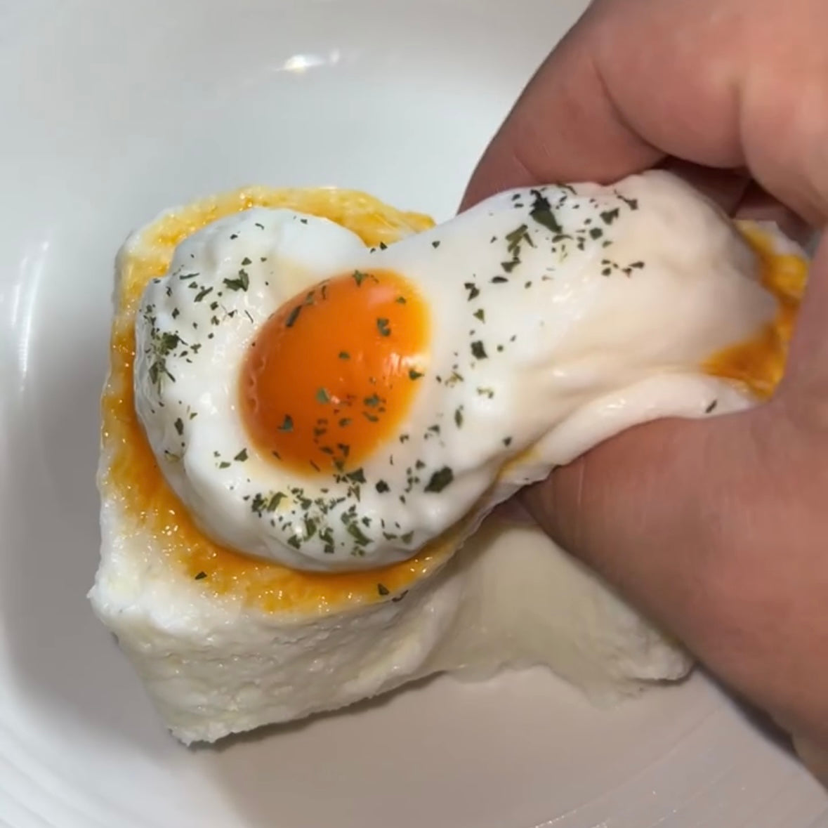 Handmade Silicone Toast & Egg Stress Relief Taba Squishy Toy – product image 4