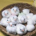 Handmade Silicone Birds Stress Relief Squishy Toy — White / Pink / Blue & More