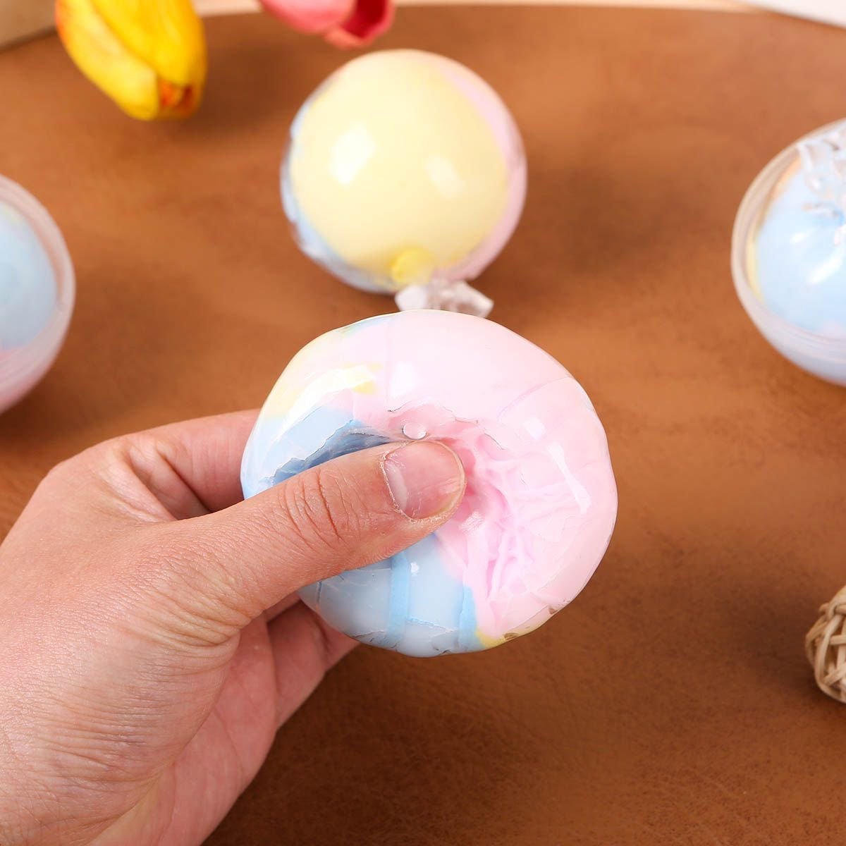 Chocolate Stress Ball Crispy Skin Squishy Stress Relief Decompression Toy – product image 5