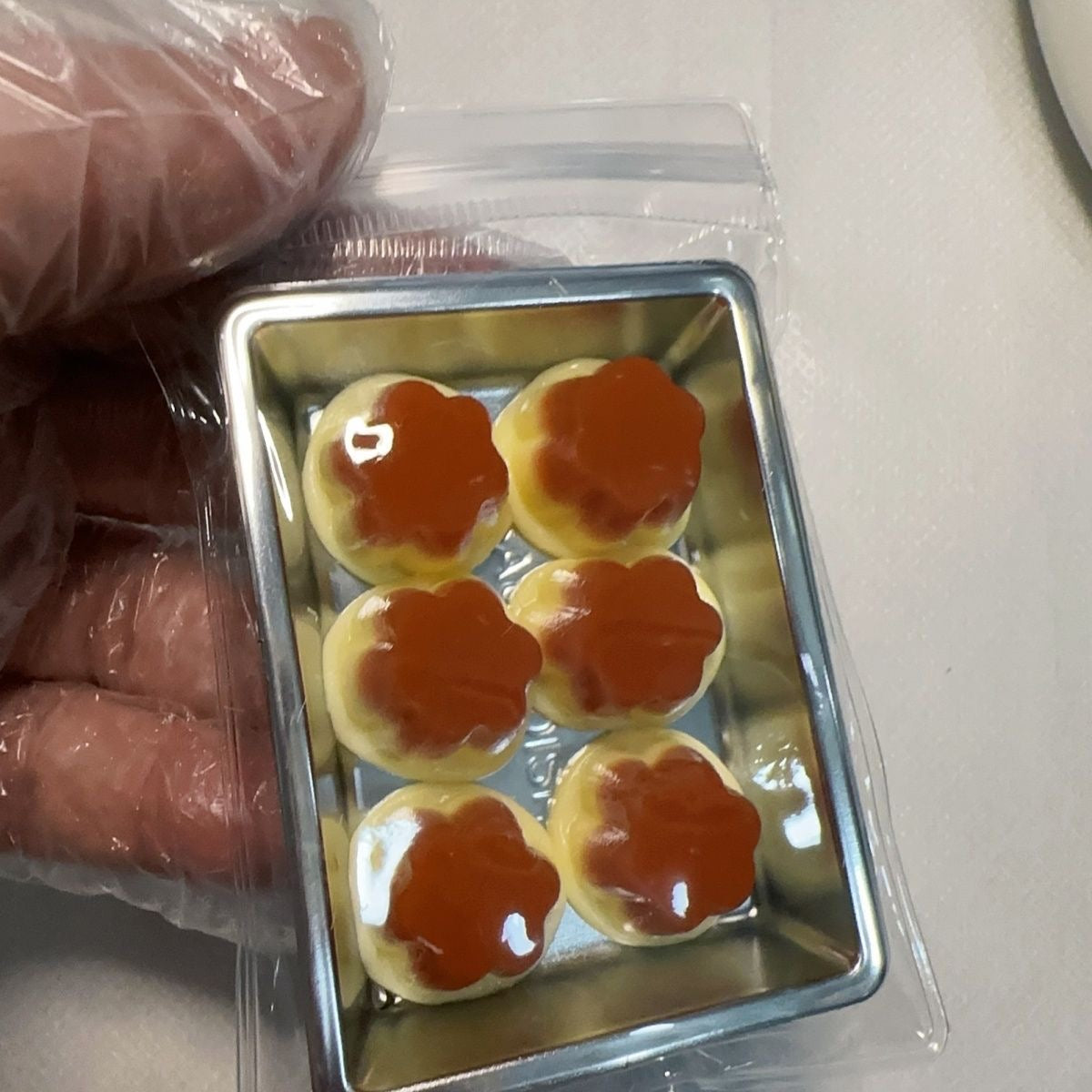 6pcs Mini Handmade Silicone Pudding Taba Squishy Toy – product image 2