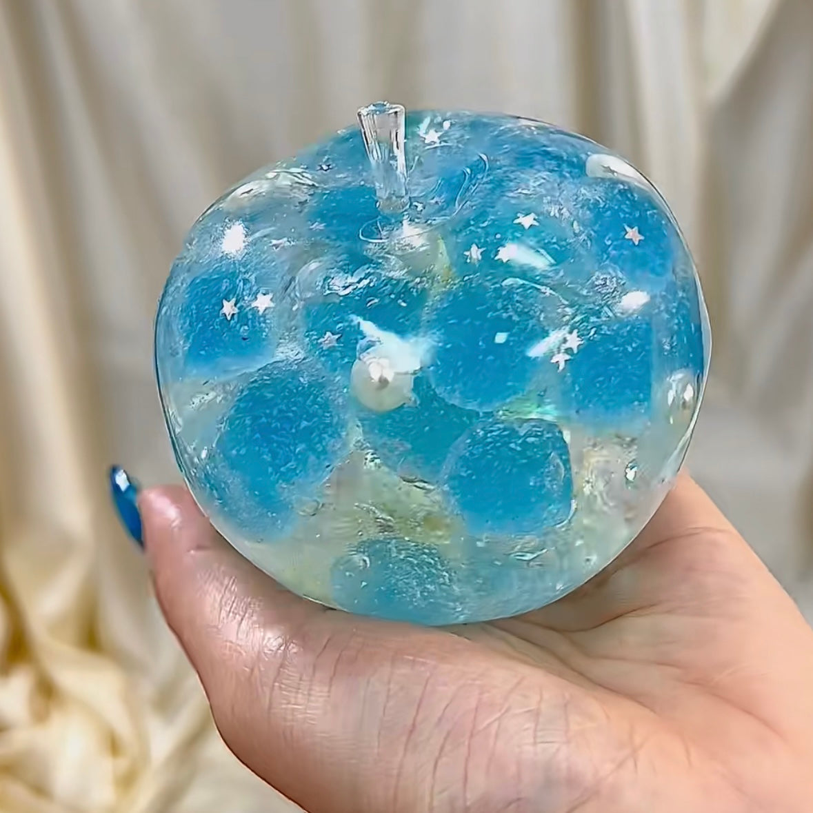 Blue Apple Vaseline Base Stress Ball Squishy Stress Relief Decompression Toy – product image 4