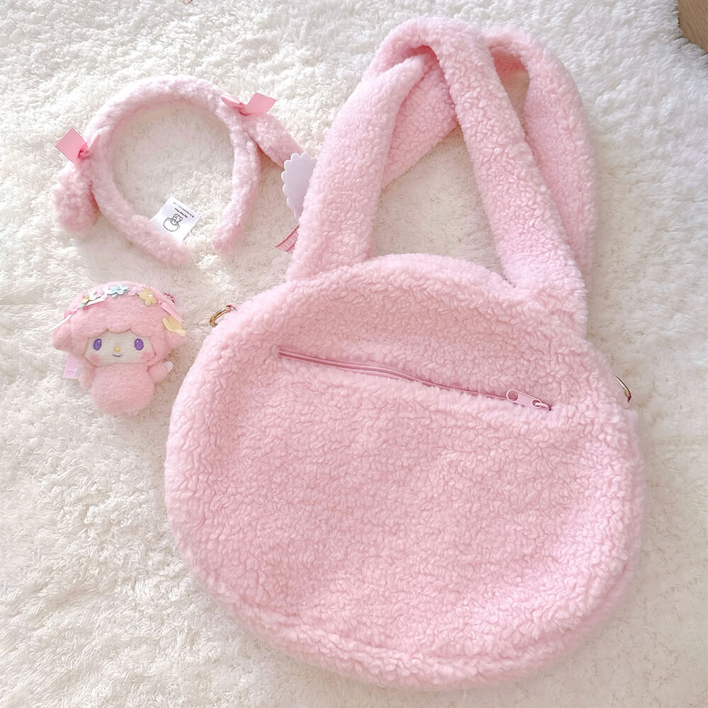 My Sweet Piano Face Lambwool Plush Bag — image 2
