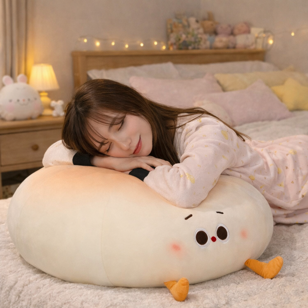 Steamed Round Stuffed Bao Bun Plushie — image 5