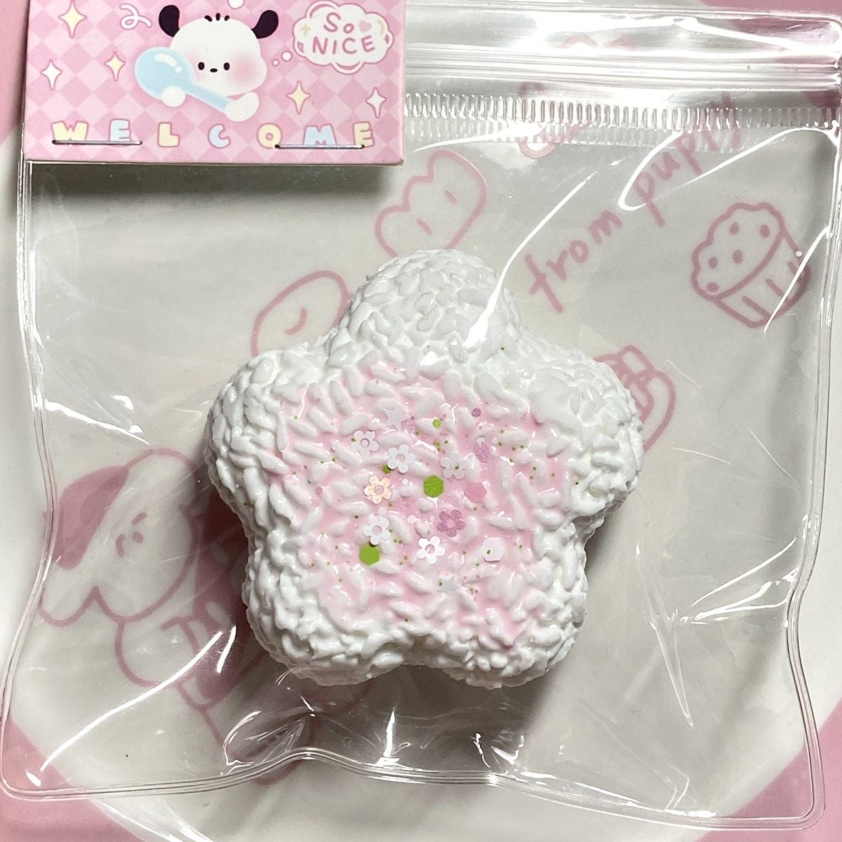 Handmade Silicone Flower Type Rice Ball Stress Relief Squishy Toy – product image 3