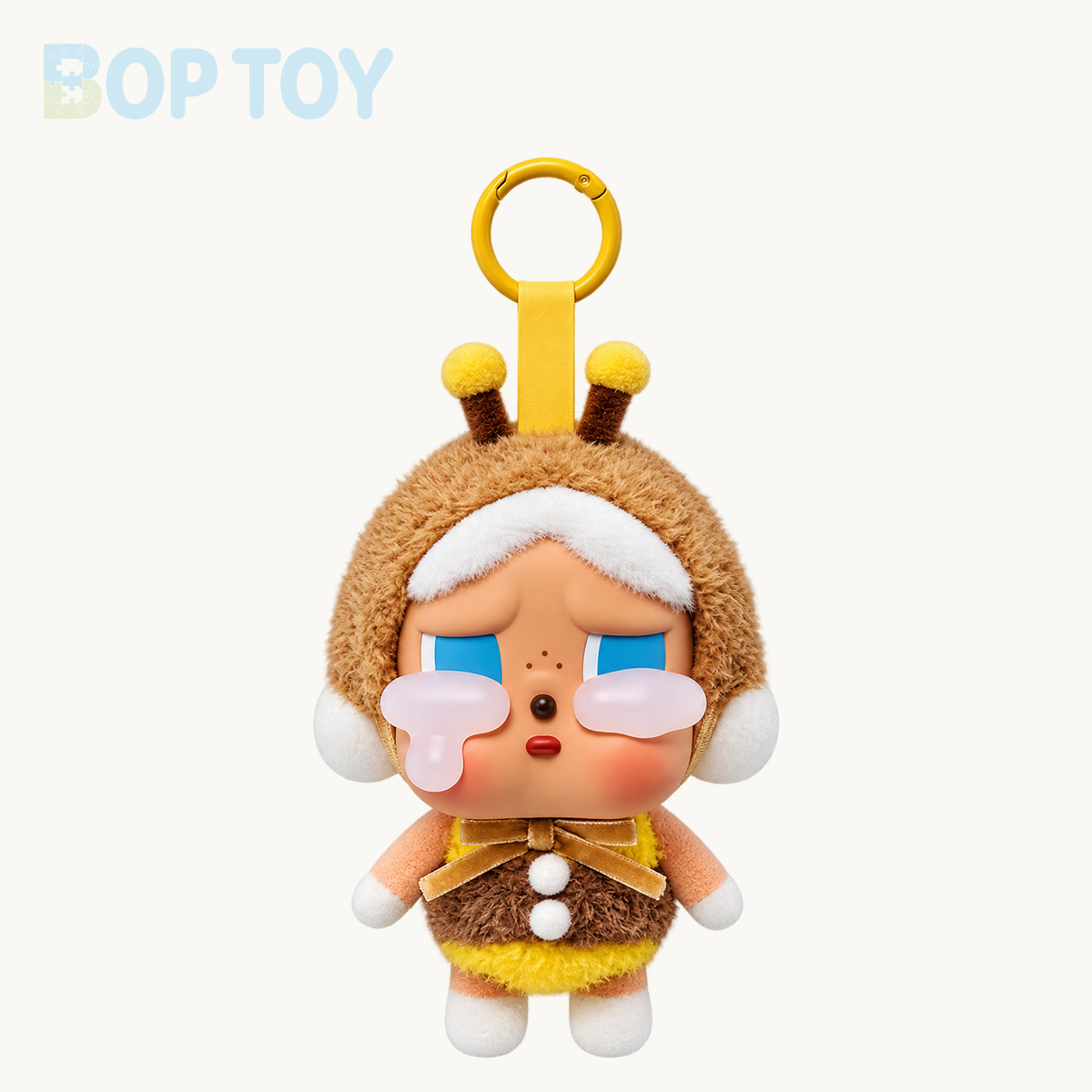 POP MART CRYBABY Crying Again Series Vinyl Face Plush Blind Box — I'll Bring You a Flower option