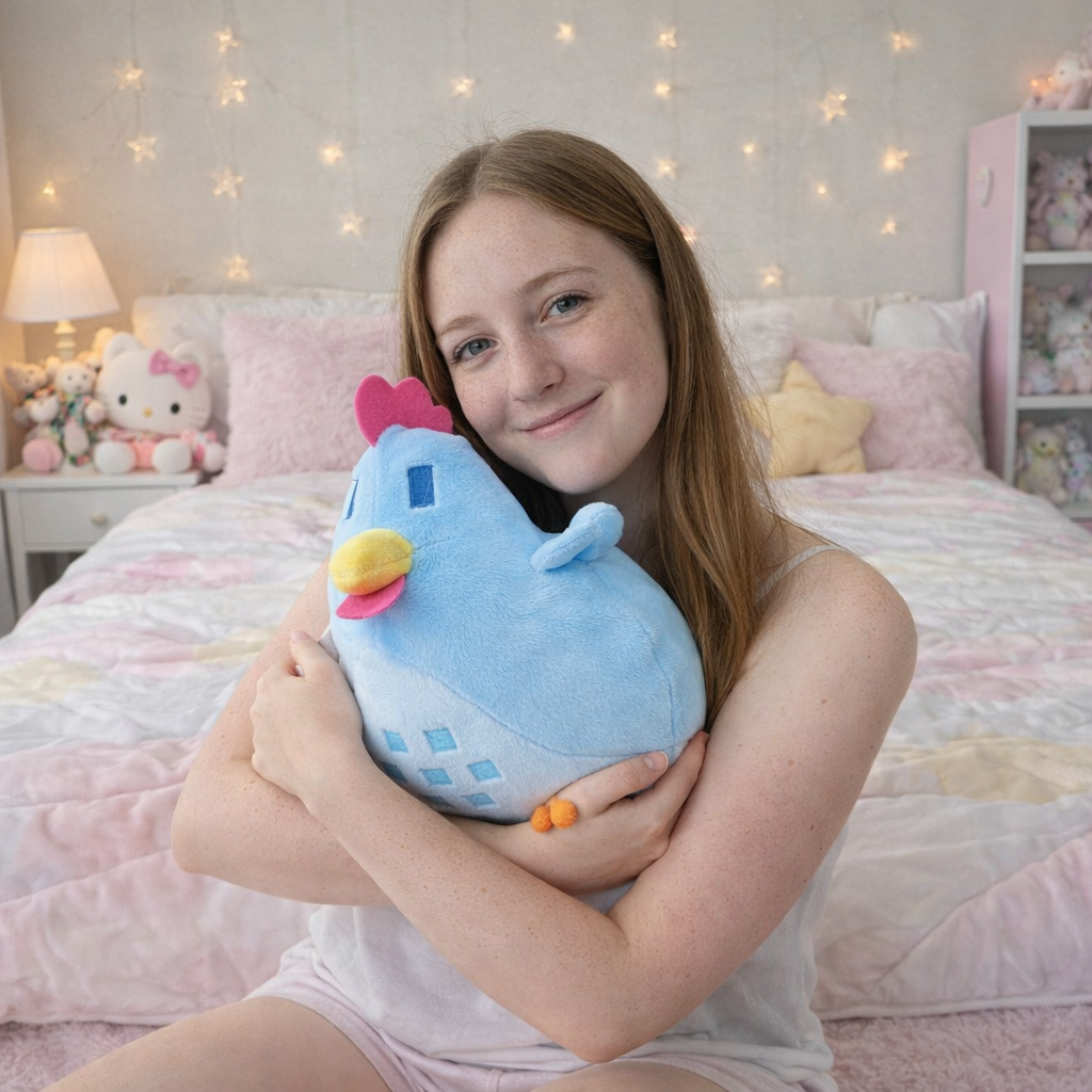 Kawaii Stardew Valley Chicken Plushie — image 2