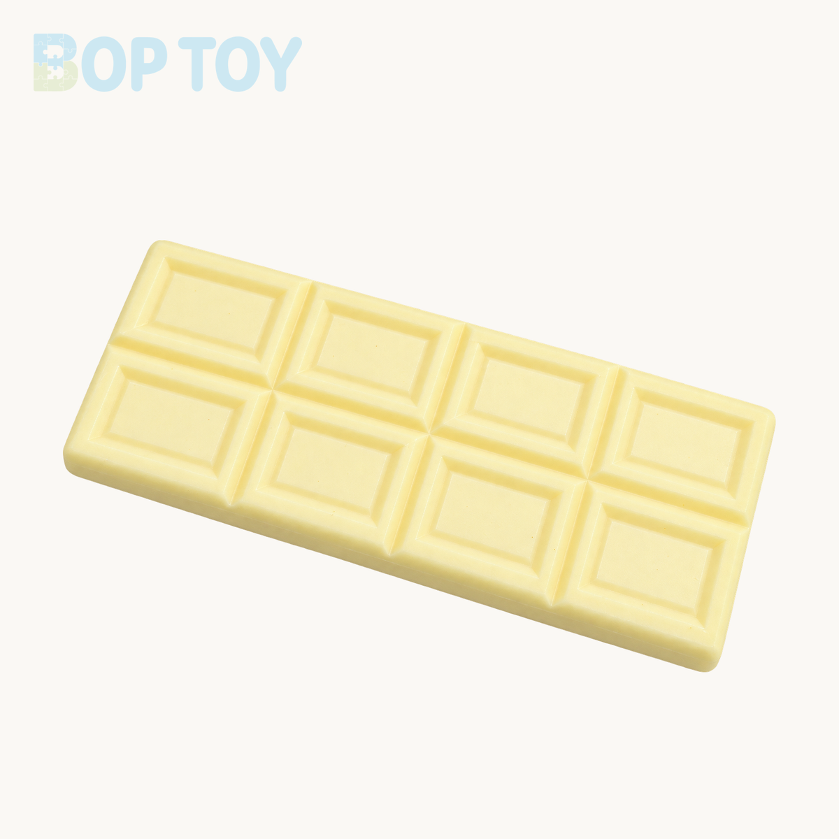 Chocolate Bar Slow Rising Squishy Stress Relief Decompression Toy – Cheese Yellow – BOP TOY