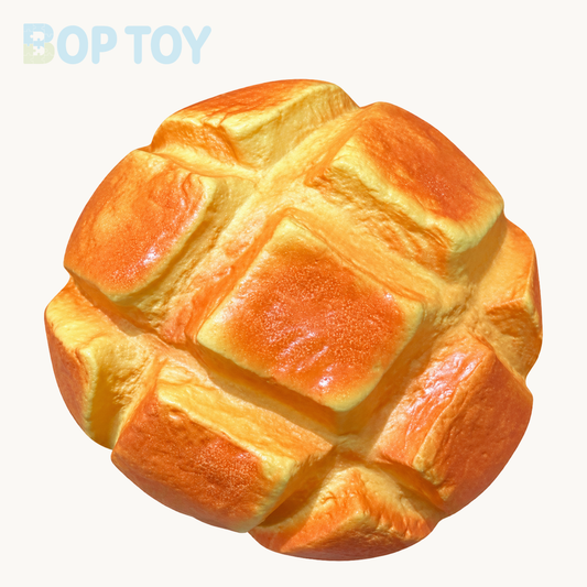 Melon Bread Slow Rising Squishy Stress Relief Decompression Toy – Yellow – BOP TOY
