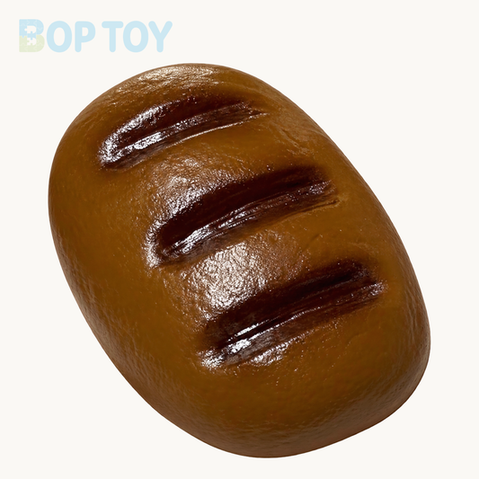 Bread Slow Rising Squishy Stress Relief Decompression Toy – Brown – BOP TOY