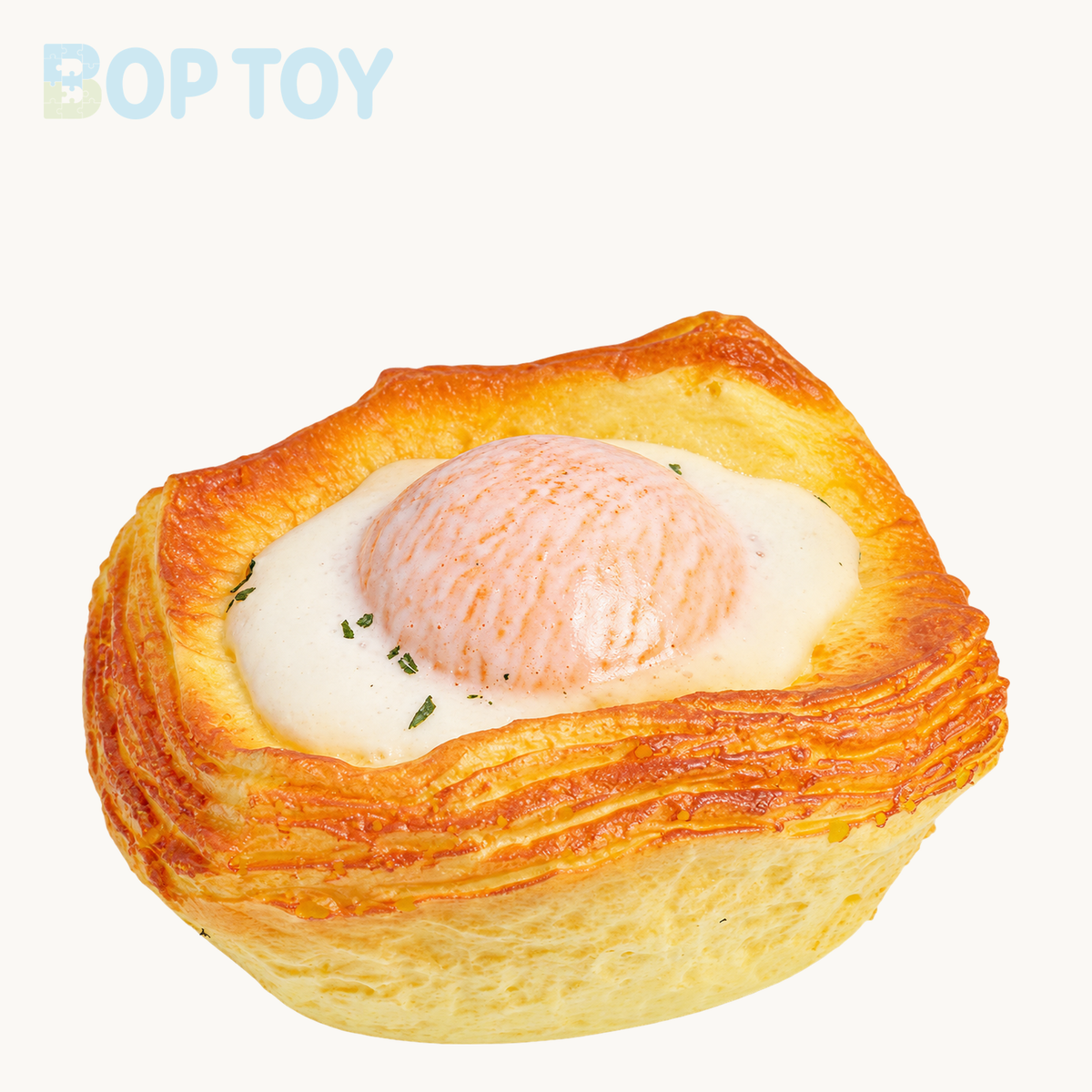 Slow Rising Squishy Apricot Danish Egg Millefeuille Stress Relief Decompression Toy – Default Title – BOP TOY
