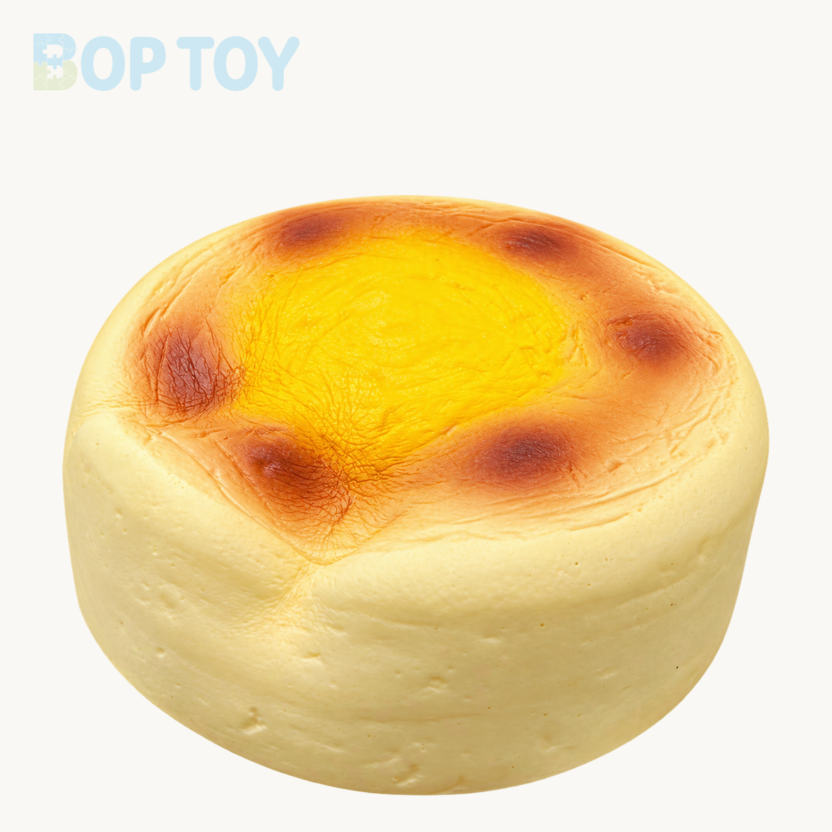 Slow Rising Squishy Basque Bread Stress Relief Decompression Toy – Default Title – BOP TOY