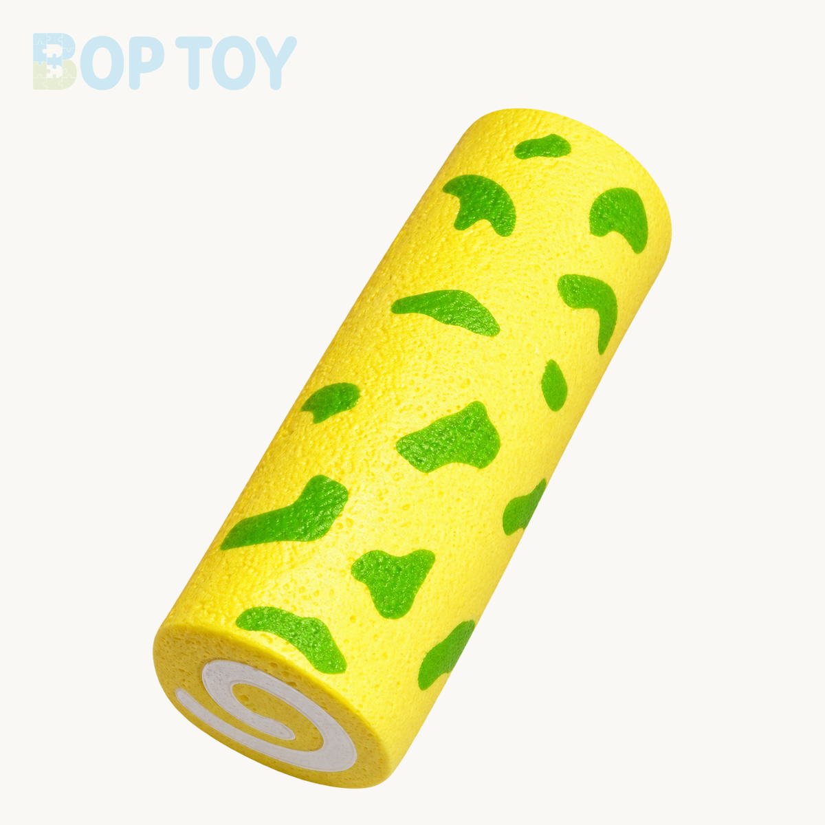 Slow Rising Squishy Roulade Stress Relief Decompression Toy – Lemon – BOP TOY