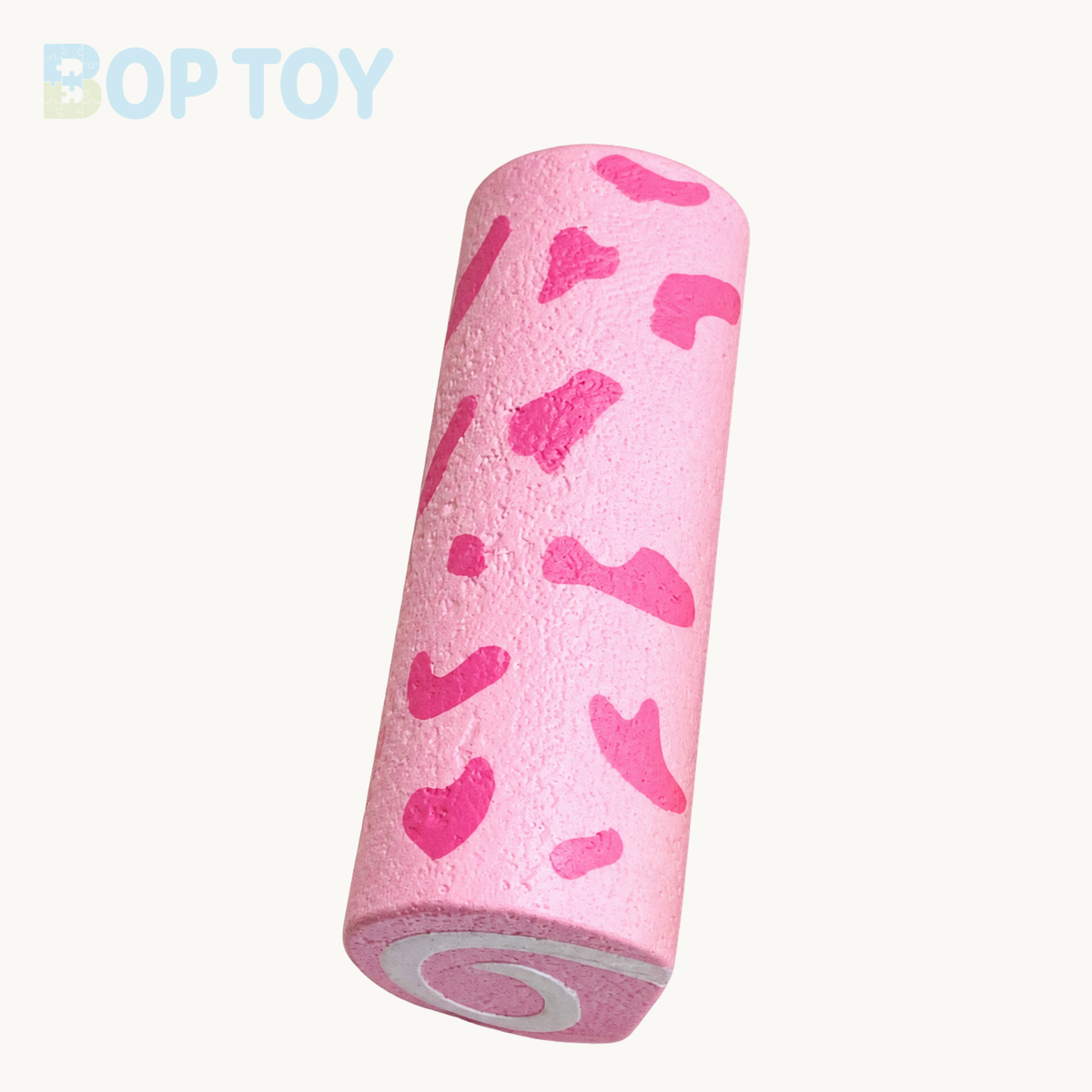 Slow Rising Squishy Roulade Stress Relief Decompression Toy – Strawberry – BOP TOY