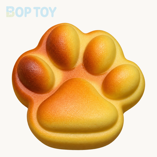 Caramel Kitty Paw Slow Rising Squishy Stress Relief Decompression Toy – Default Title – BOP TOY