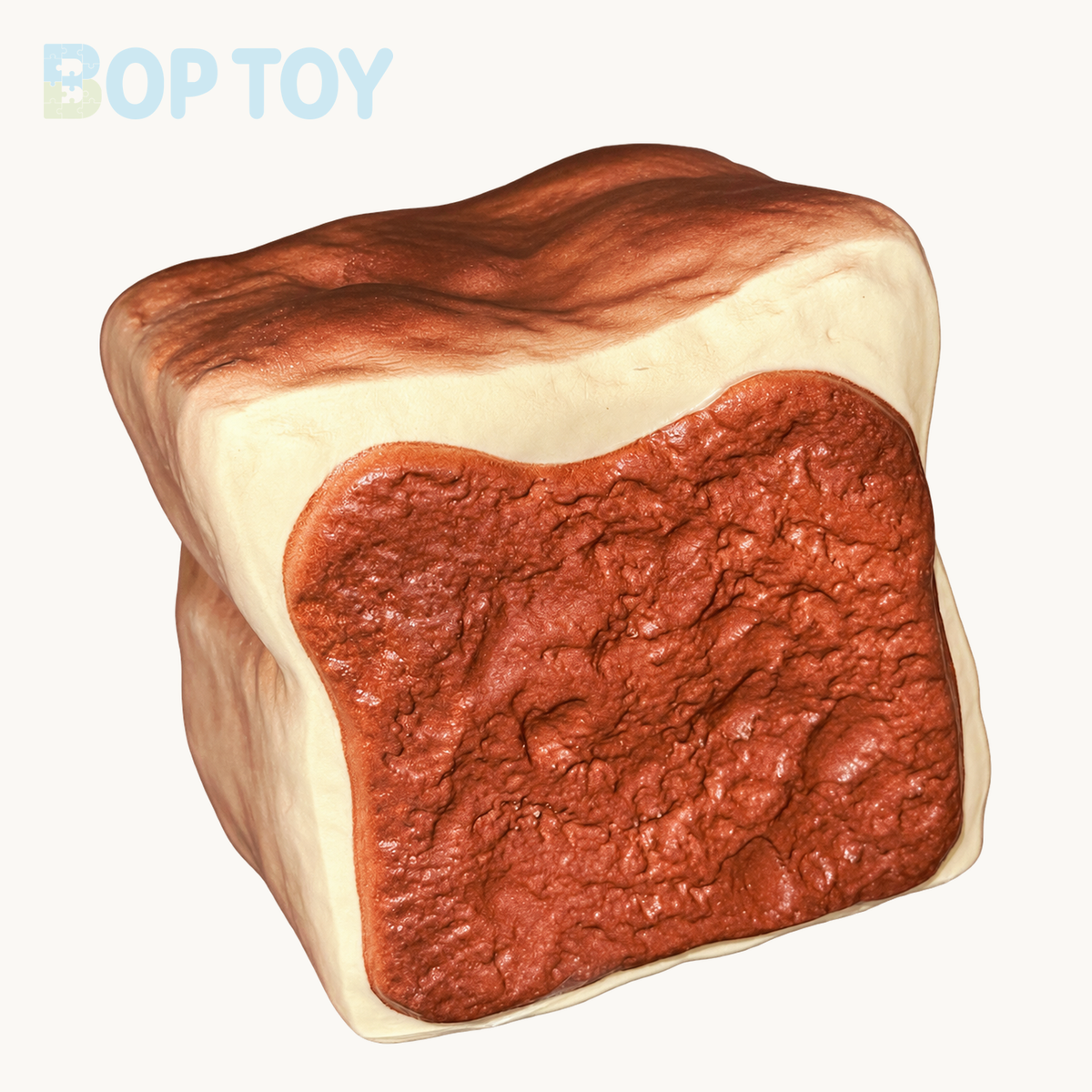 Slow Rising Squishy Beef Toast Stress Relief Decompression Toy – Default Title – BOP TOY