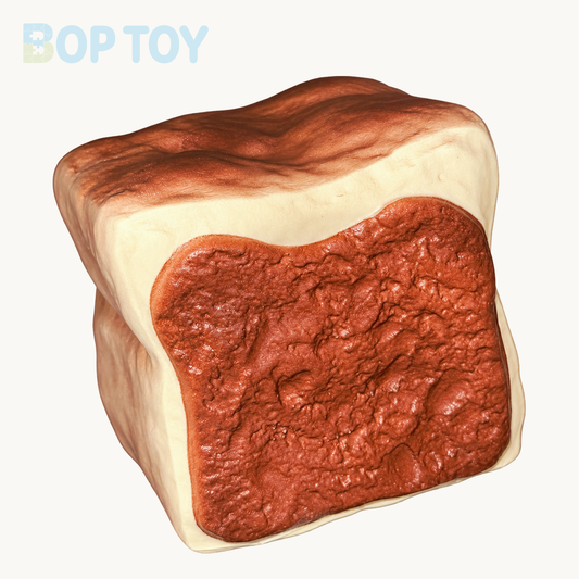 Slow Rising Squishy Beef Toast Stress Relief Decompression Toy – Default Title – BOP TOY