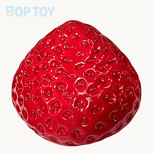 120g Handmade Strawberry Stress Relief Squishy Toy – 120g Strawberry – BOP TOY