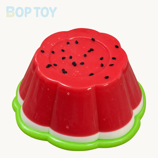 Handmade Watermelon Pudding Stress Relief Squishy Toy - Christmas Series – Watermelon Pudding – BOP TOY
