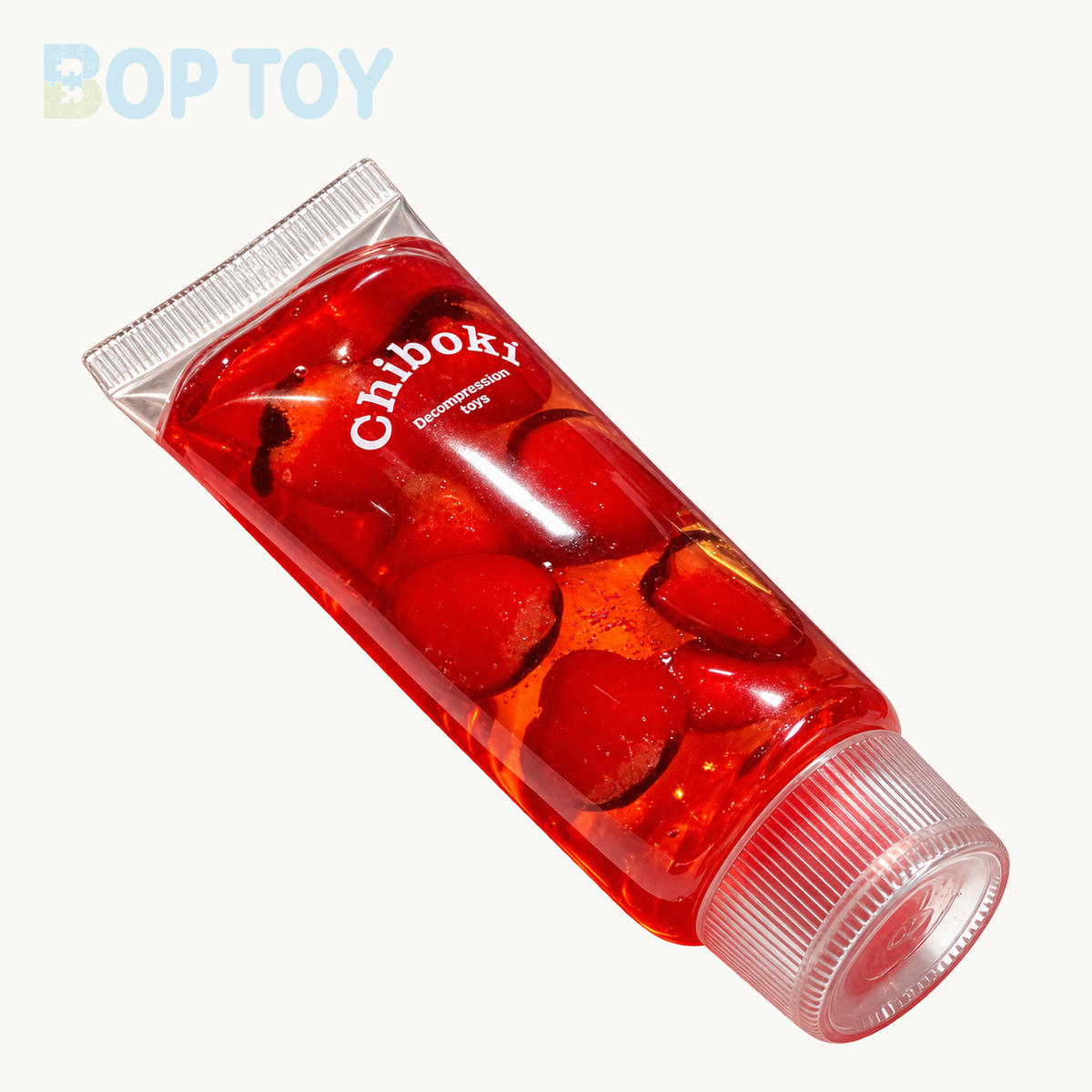 Toothpaste Slow Rise Squishy – Red Strawberry – BOP TOY