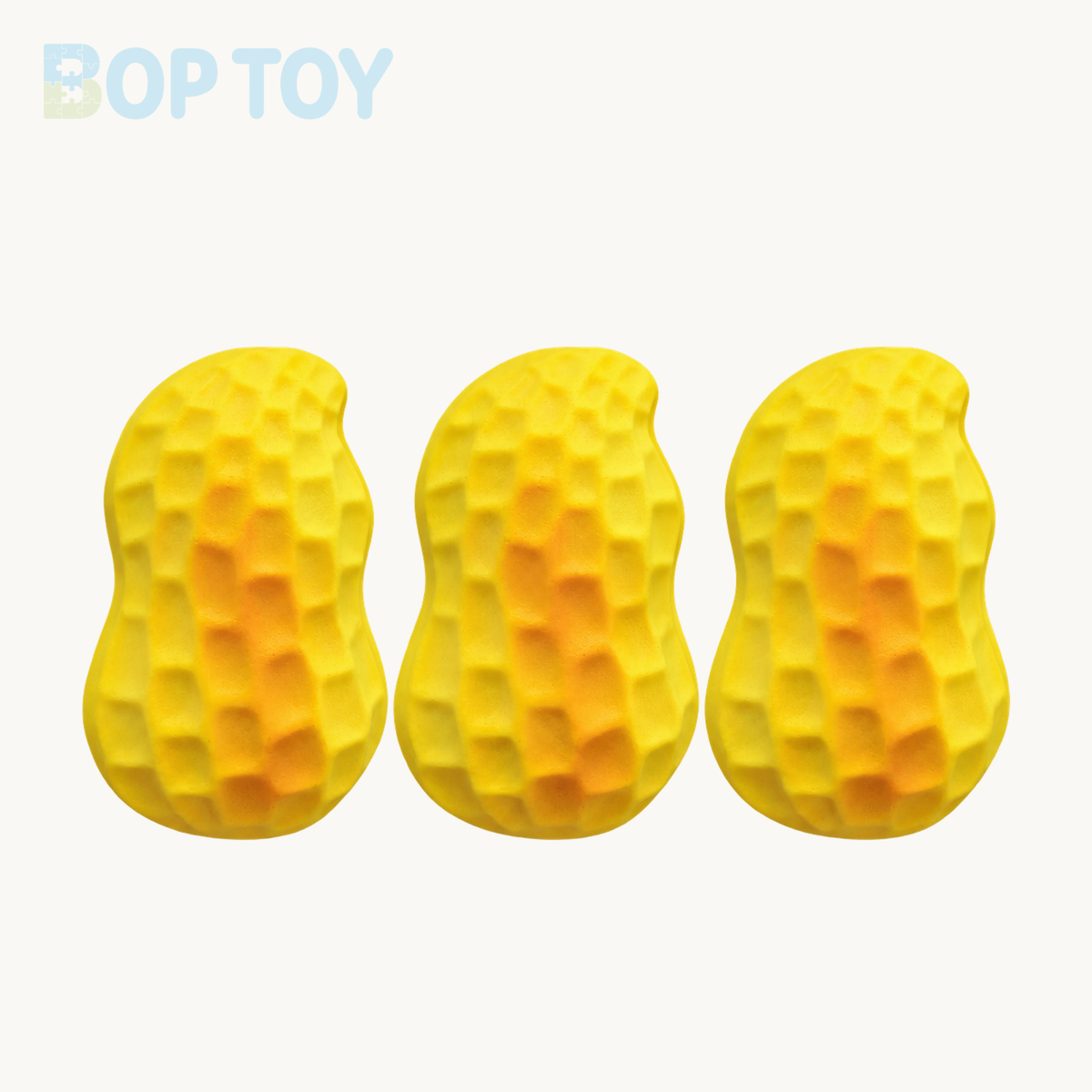 3pcs Peanut Slow Rising Squishy Stress Relief Decompression Toy – 3pcs – BOP TOY