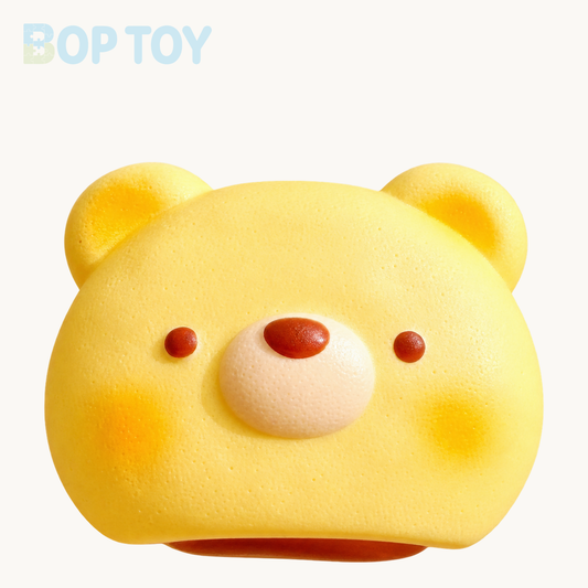 Slow Rising Squishy Bear Head Stress Relief Decompression Toy — 1pc Bear Head / 2pcs Bear Head – 1pc Bear Head – BOP TOY